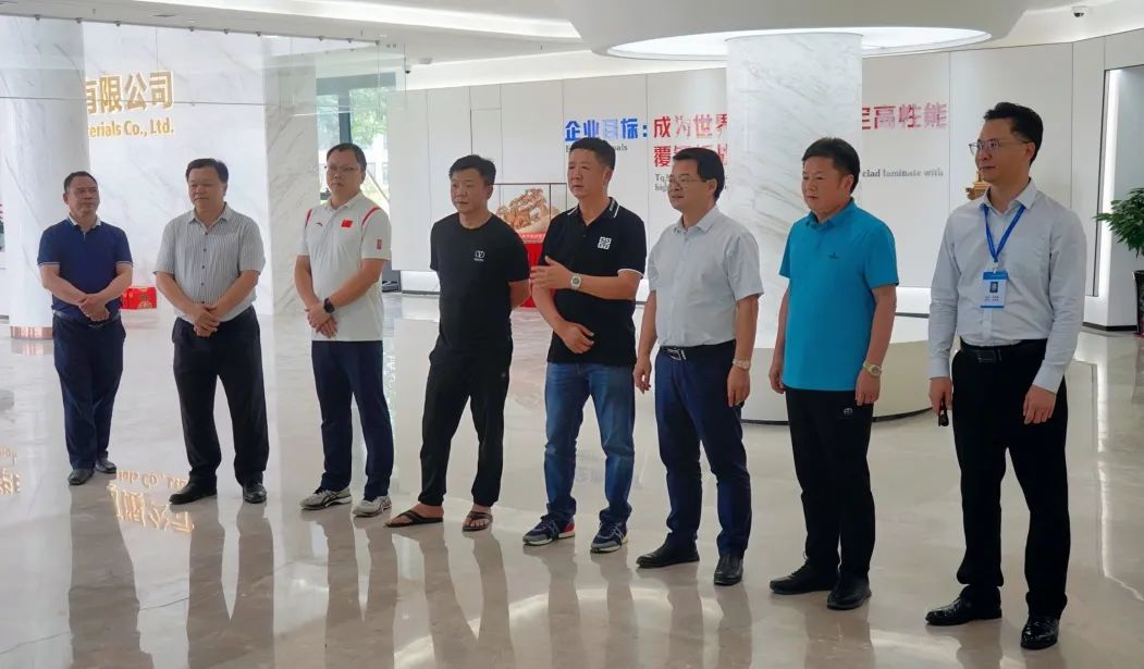 立讯精密王来胜副董事长一行到乐鱼页面在线登录-乐鱼(中国)材料考察